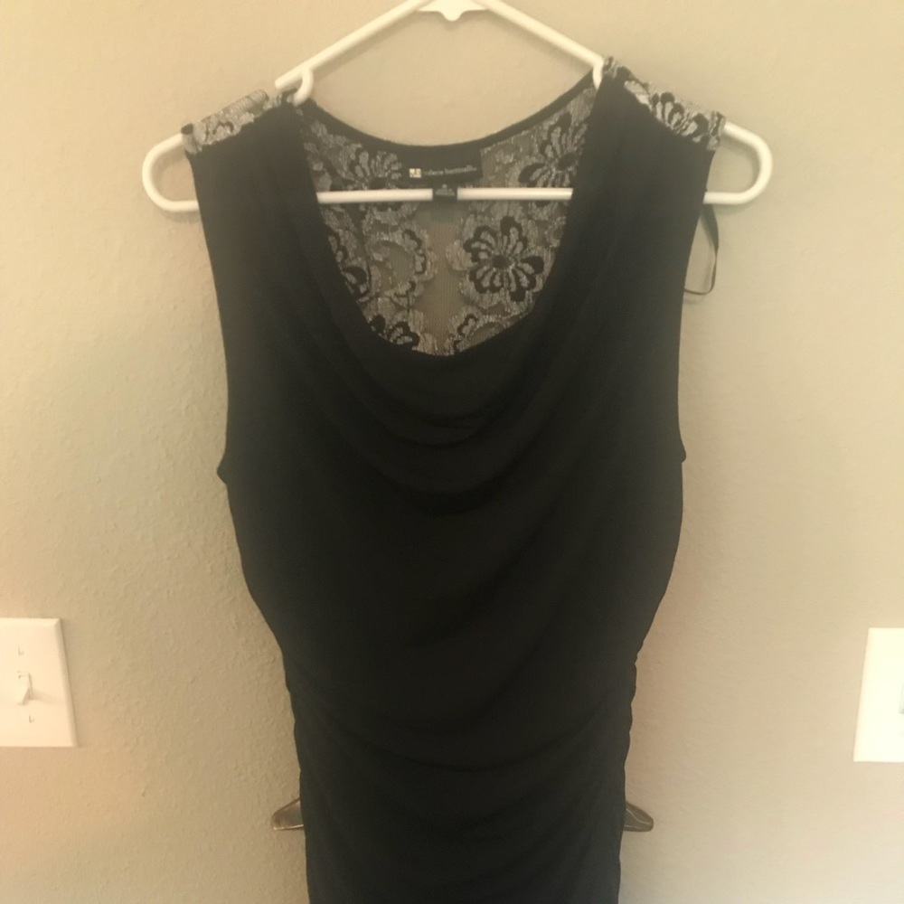 Black sleeveless dress
